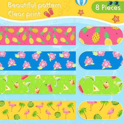 8 Pack Towel Bands for Beach Chairs Cruise Towel Clips for Lounge Beach Pool Chairs Towel Strap Holder Elastic Windproof Beach Accessories for Summer