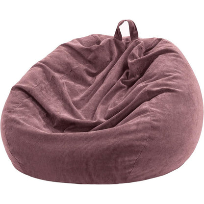 Nobildonna 3 ft Bean Bag Chair Cover (No Filler) for Adults and Kids 300L Extra Large Stuffed Animal Storage Bean Bag Washable Soft Premium Corduroy