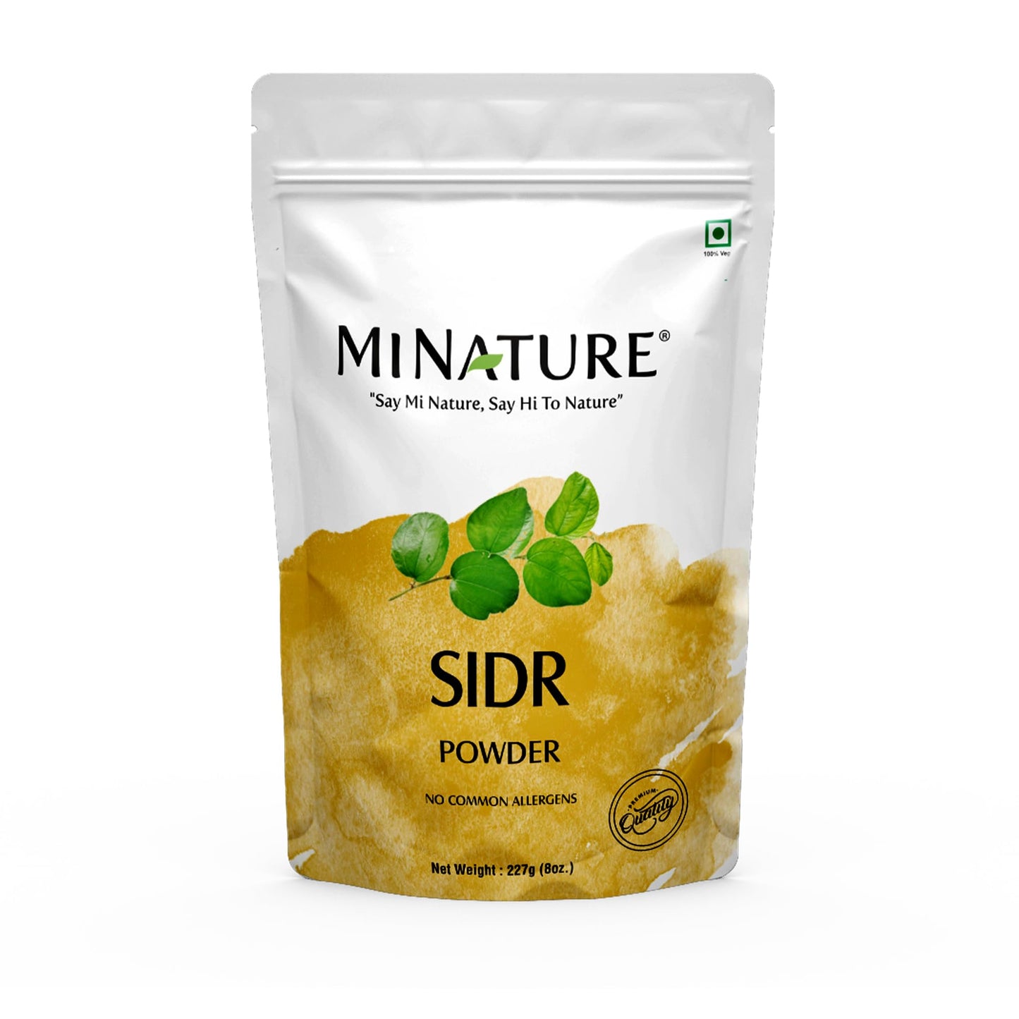 Mi Nature Fresh Sidr Leaves Powder 227g (8oz) | Natural Deep Cleansing & Conditioning Herb for Hair Care| Traditional Herbal Cleanser |Plant-based