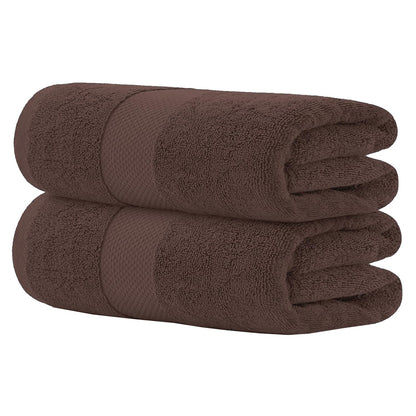 Hieftan Towels Bath Sheet Set – 100% Cotton Pack of 2 Extra Large Bath Sheets Towel 600gsm Highly Absorbent Rapid Dry Super Sheets for Bathroom 140 X