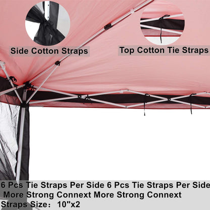 PCAFRS Mosquito Net with Zipper for Outdoor, Camping Mosquito Net, DIY Canopy Screen Wall, Outdoor Mosquito Net for 10x 10' Patio Gazebo and Tent