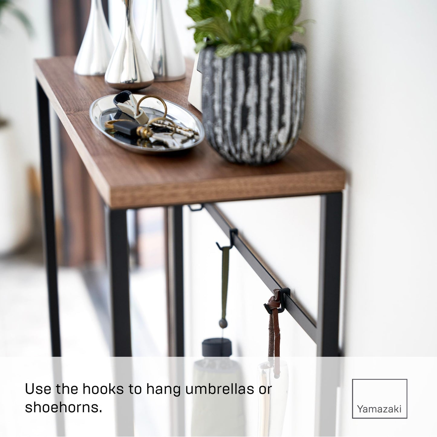 YAMAZAKI Tower Console Table, black