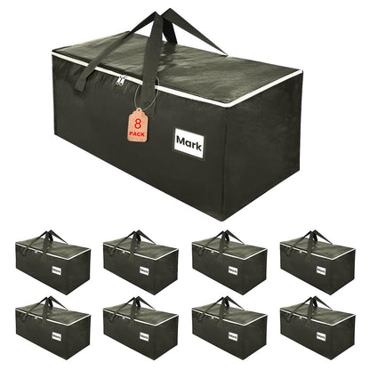 ZFWDSY Moving Boxes 8 Pack,Clothes Storage Large Moving Bags