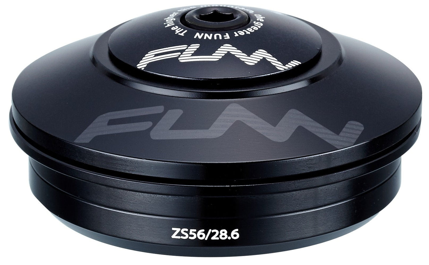 Funn Descend Upper Headset ZS56/28.6, Zero Stack Angular Contact Bearing Upper Headset, Durable and Lightweight Alloy Headset for Mountain Bike, BMX