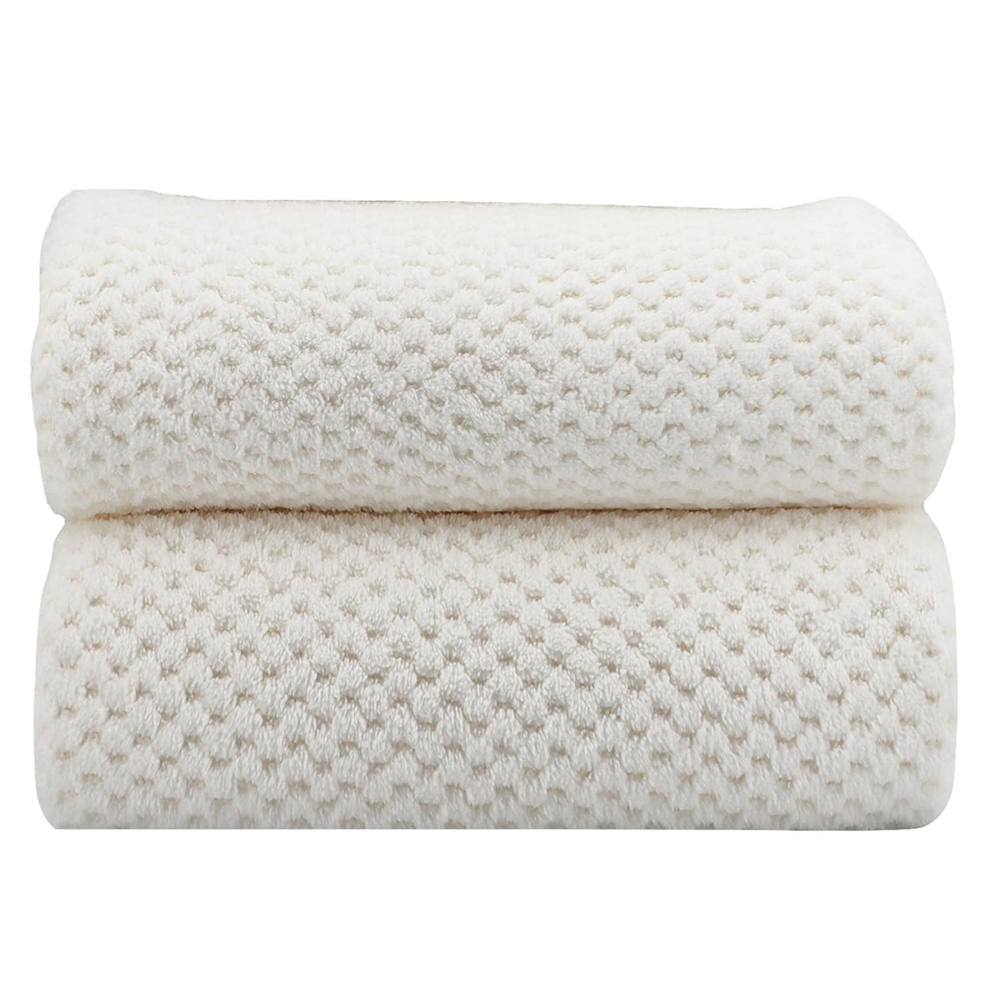 ANYBOY White Bath Towel Set, 2 Pieces