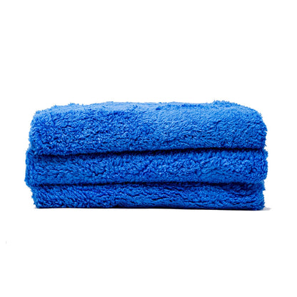 303 Products Edgeless Microfiber Towels for Car Detailing, Home Cleaning- 3 Pack Premium Reusable Edgeless Microfiber Cleaning Cloths Stitch-Free