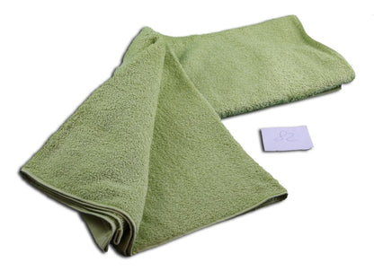 Gözze - Elegant Hand Towel Set of 2, Sylt, 100% Cotton, Heavy Weight (440 g/m²), 50 x 100 cm - Lime