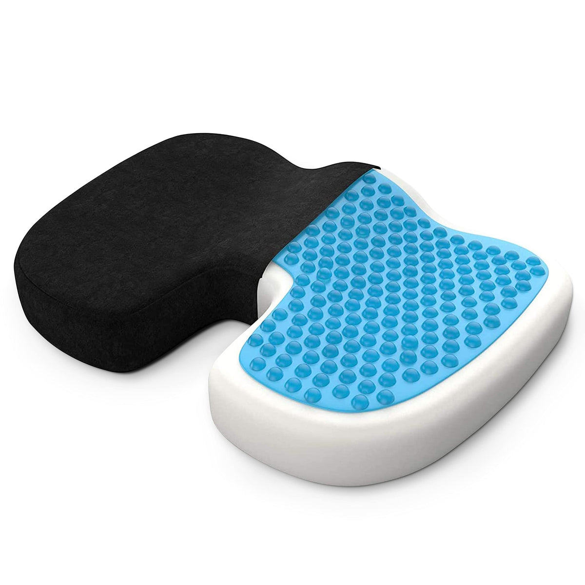 bonmedico Gel Memory Foam Seat Cushion for Office Chair & Car