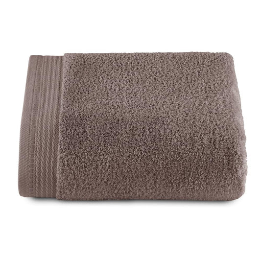 RIZO Top Towel - Set of 1 Shower Towel - Bath Towels - 100% Combed Cotton - 600 g/m2 - Measure 70 x 140 cm - Mink