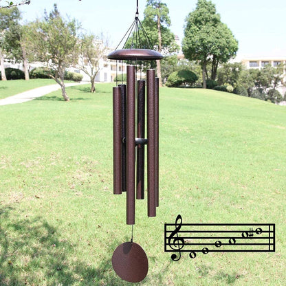 Astarin Wind Chimes Outdoor Deep Tone, 45 in Memorial Wind Chimes Large with 6 Heavy Tubes, Large Deep Tone Wind Chimes Outdoor for Garden Hanging