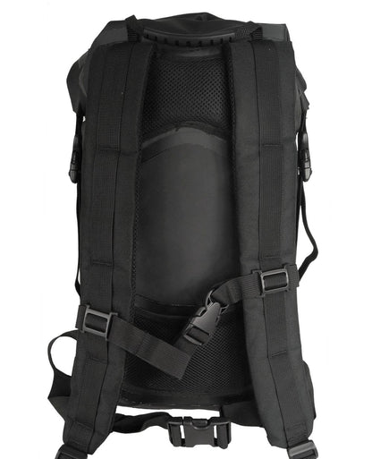 Lomo Dry Bag Daysack 30L - Black Waterproof Rucksack Roll Top Drybag