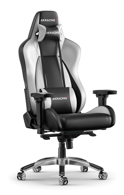 AKRacing Masters Series Premium Gaming Chair with High Backrest, Recliner, Swivel, Tilt, 4D Armrests
