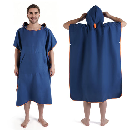 Pameil Changing Robe Bath Poncho for Men and Women, Poncho Towel, Microfibre Surf Poncho, Bath Poncho, Towel