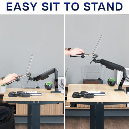 VIVO STAND-V001O-L Adjustable Laptop Mount, 10-15.6 inch, Black