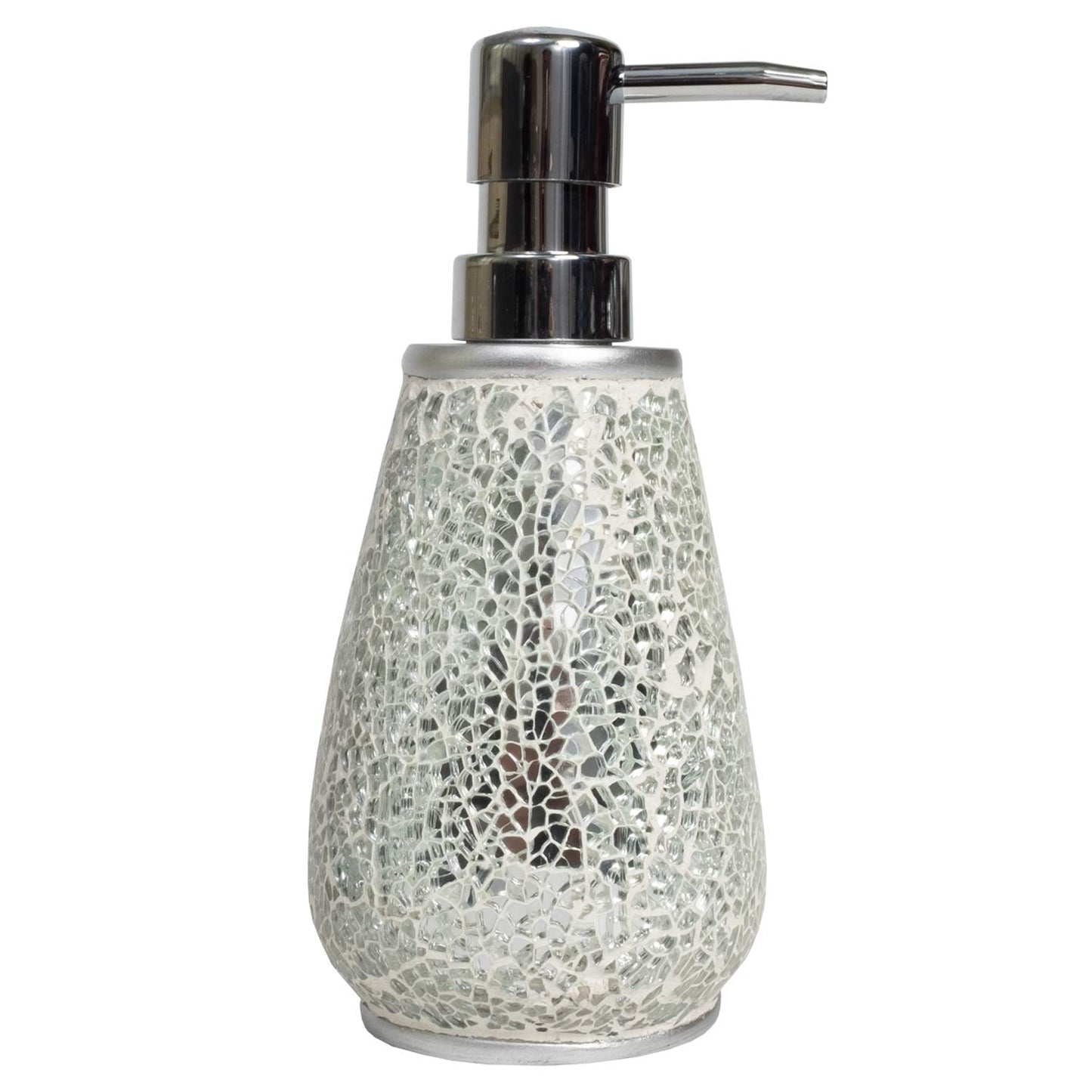 Sweet Home Collection Contemporary Decorative Beautiful Designs Bath Shower Tub Décor, Polyresin, Glamour, Lotion Pump/Soap Dispenser