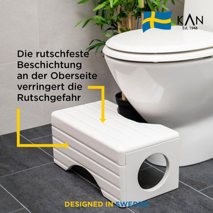 KAN Loki Toilet Stool for Adults - Wooden Toilet Stool - Bathroom Stool - Toilet Stool - Toilet Stool - Foldable Toilet Stool - Toilet Stool Adult