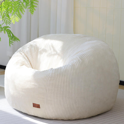 UODERS Oval Bean Bag for Adults Kids & Teens, Large Bean Bag Chair with Corduroy Cover with Handle