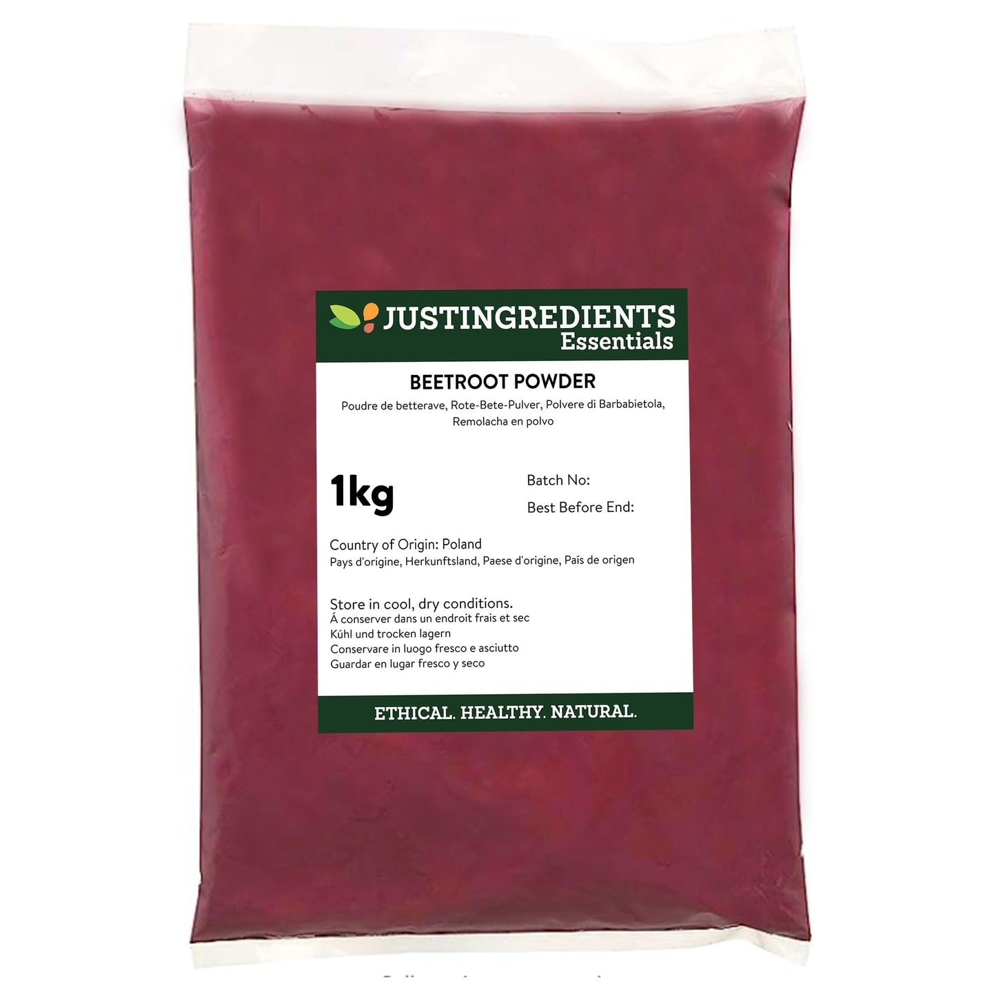 JustIngredients Essentials Beetroot Powder 1 kg