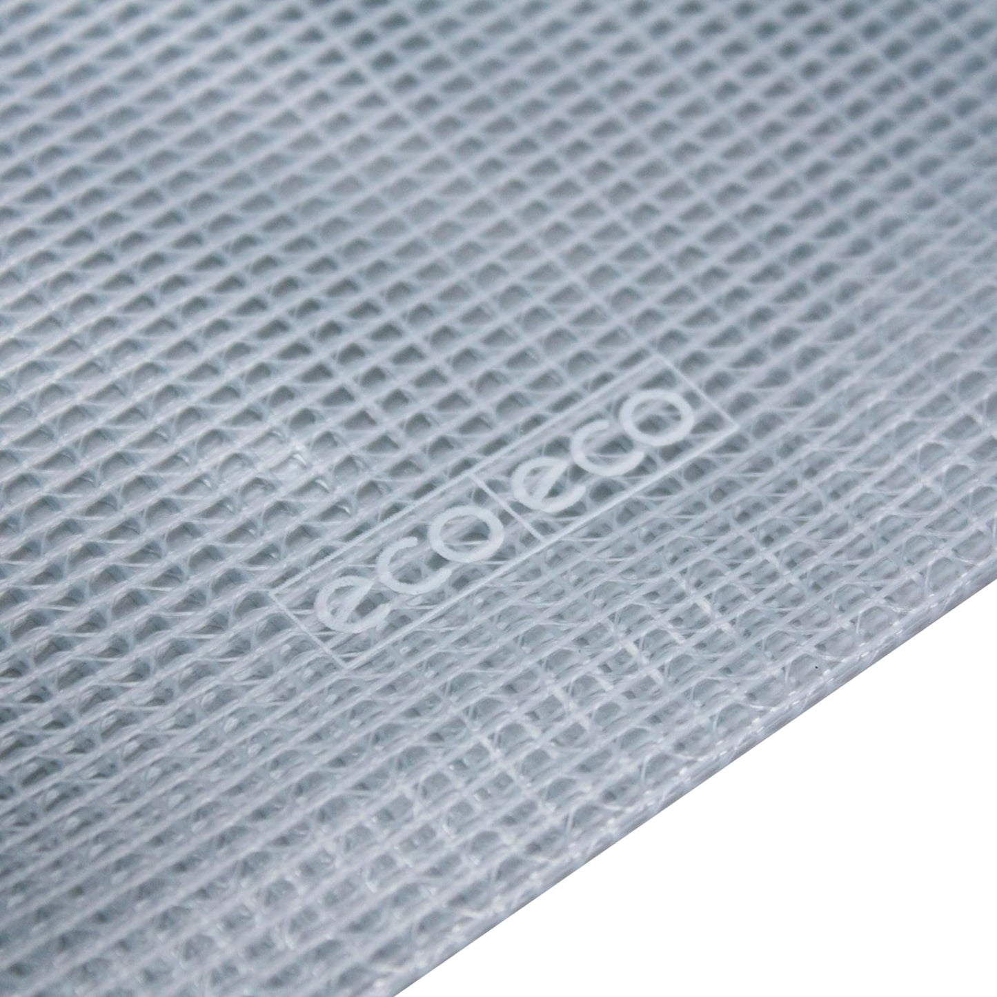 eco-eco Mini 95% Recycled Super Strong Bag, Waterproof Mesh Tuff Bag, Reinforced, Black/Clear Zip Closure eco036
