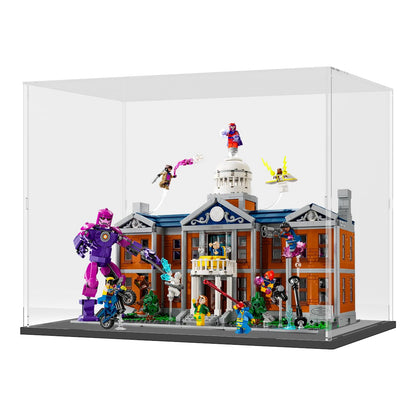 Nynelly Acrylic Display Case for Lego Notre Dame 21061 for Lego Bowser 71411 Models Figures - Assemble Dustproof Thickened Clear Display Box Cabinet