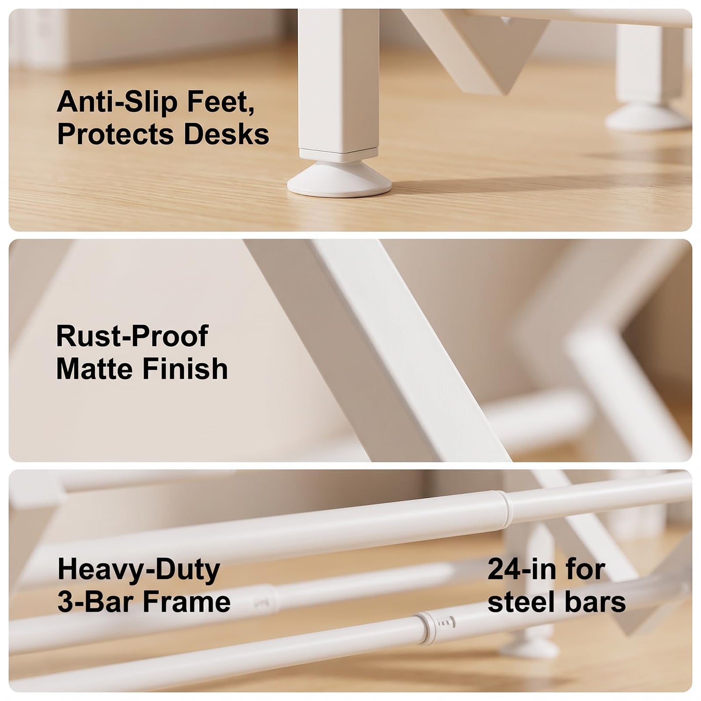 TW1TGOFT Small Bookcase - Expandable Tilting Bookshelf Desktop Metal Bookshelf for Small Spaces Assemble Desktop Bookcase Organiser for Books/ 80-100