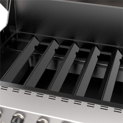 onlyfire Porcelain Steel Flavorizer Bars?porcelain-Enameled Heat Plate Flavor Bars Gas Grill Replacement for Weber Genesis II/LX 300 Series?Set of 5