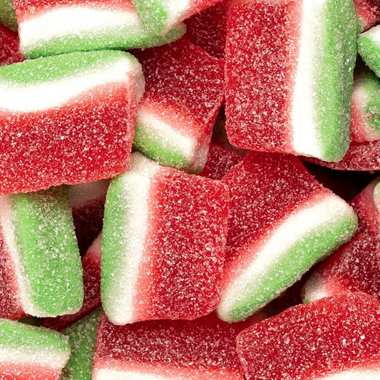 Watermelon Sweets - Watermelon Slices - 1 Kilo Bulk Bag - 1KG - Assorted Sweet Pick and Mix for Parties, Gifts, and Sharing.