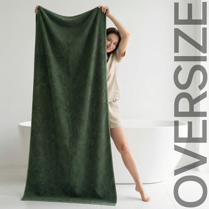 REDKISS 2-Pack Extra Large Bath Towels-100x200CM Microfibre Towel for Adult