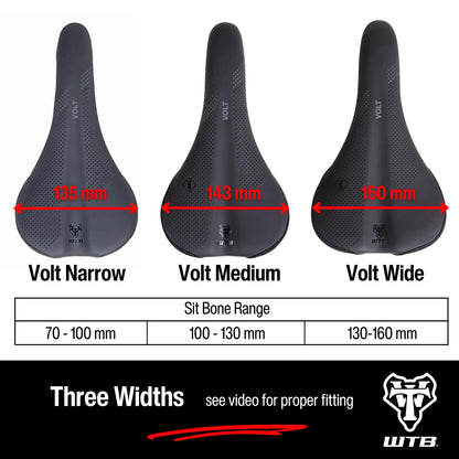 WTB Volt Cromoly Saddle Black Wide