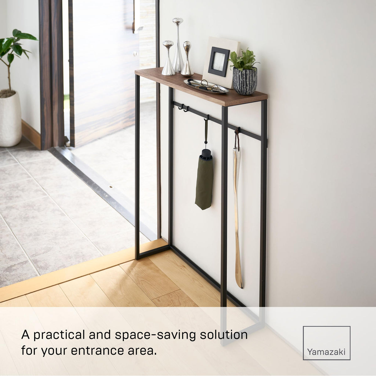 YAMAZAKI Tower Console Table, black