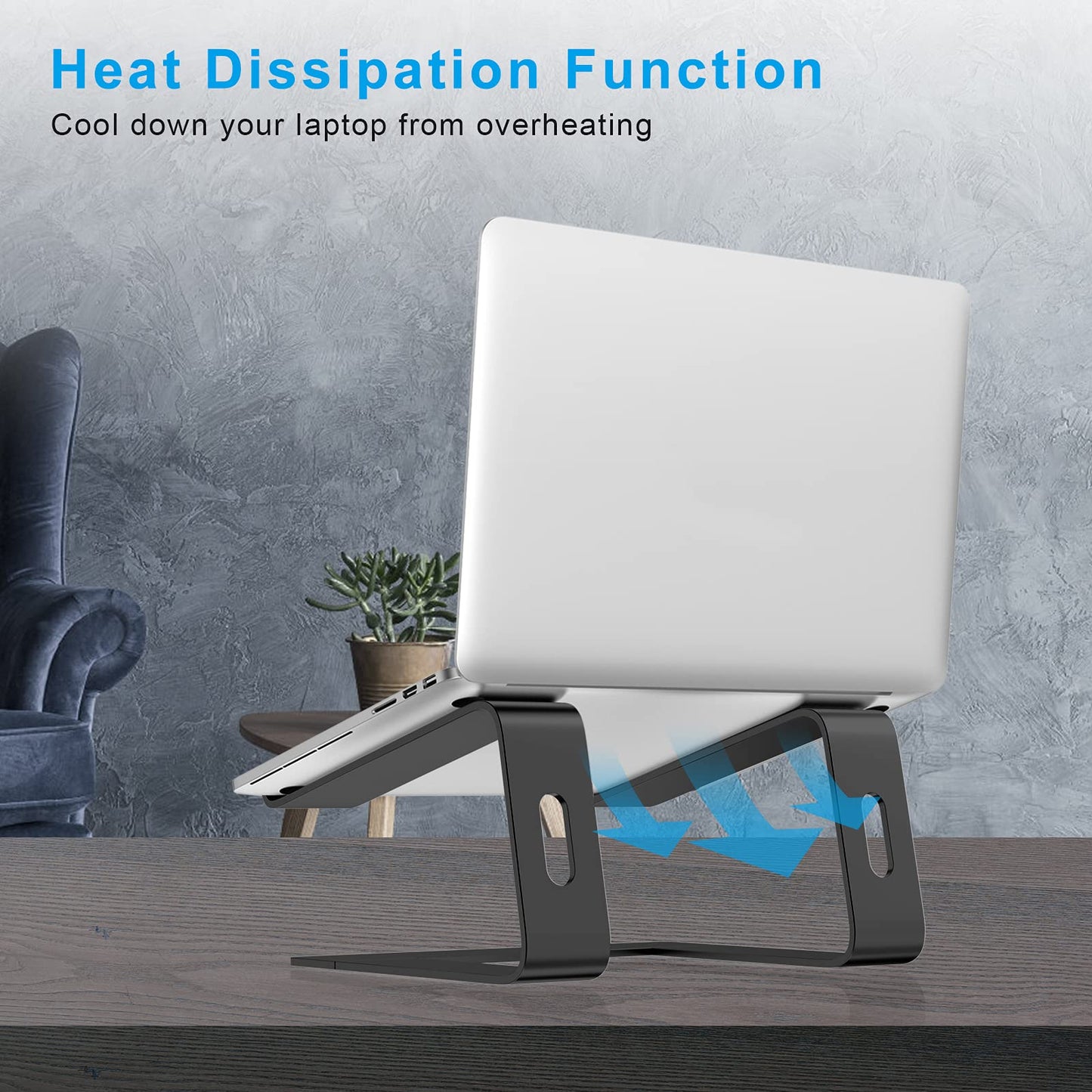 BoYata Laptop Stand, Ventilated Laptop Stand for Desk, Laptop Riser