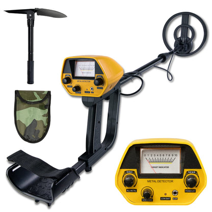 Voilamart Metal Detector Waterproof for Adults and Kids, Bounty Hunter Gold Digger Metal Detector with High Accuracy Adjustable Pointer Display, for