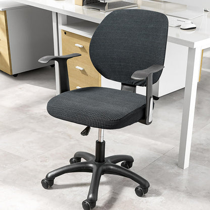 USHXVG 1-Piece Non-Slip Seat Cover, Office Chair Protector Set, Checked Chair Cover, Universal