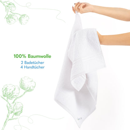 Hammetex Bathrobe 100% Cotton Unisex for Men and Women Quality 400 g/m² Quality Soft Absorbent Terry Towelling Bathrobe for Couples with Pockets