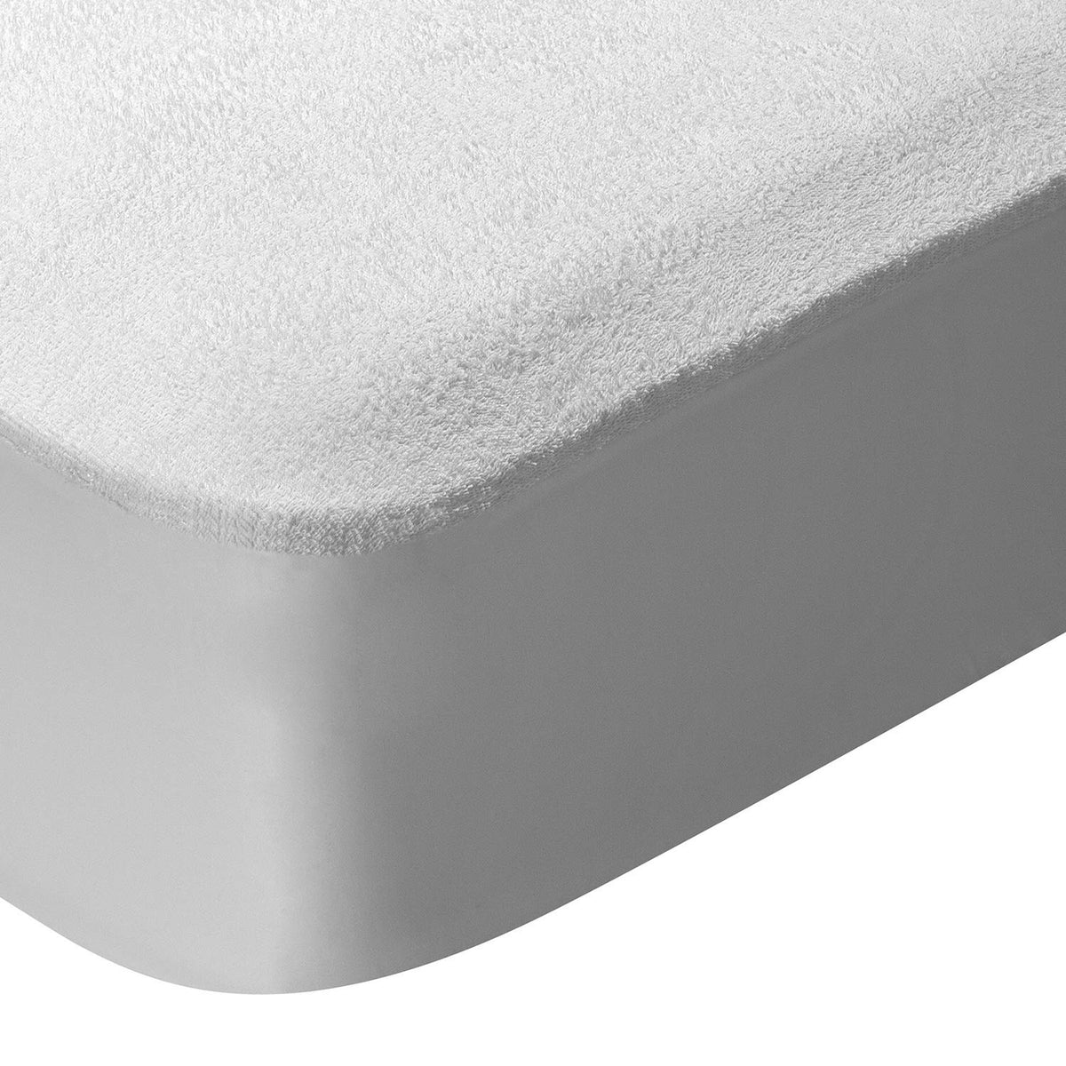 Pikolin Home PP05 Waterproof and Breathable Terry Mattress Protector 100% Cotton, white, 105 x 190/200 cm