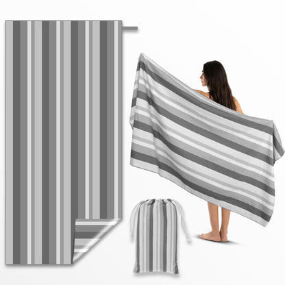 Anavasi Microfibre Beach Towels for Adults, 1 Pack 180 x 90cm 100% Recycled