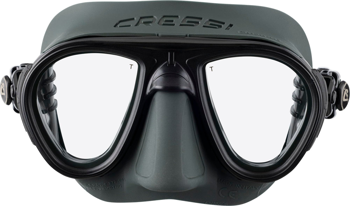 Cressi Calibro Diving Mask - Green, Uni