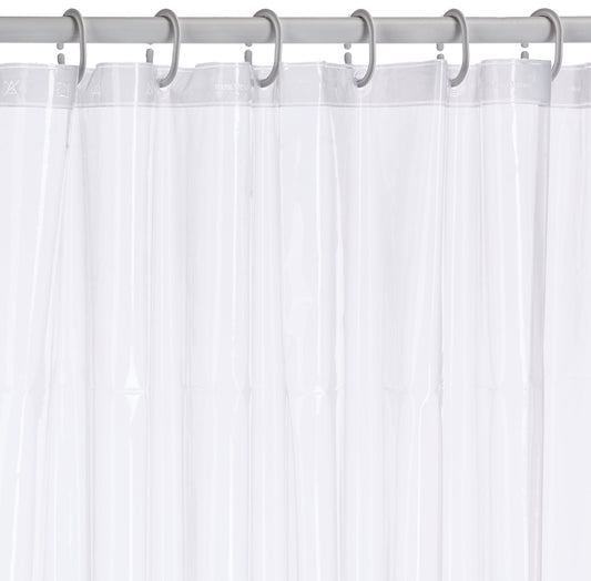 Ridder Brillant 361000-350 Shower Curtain 120 x 200 cm with Hanging Rings Crystal