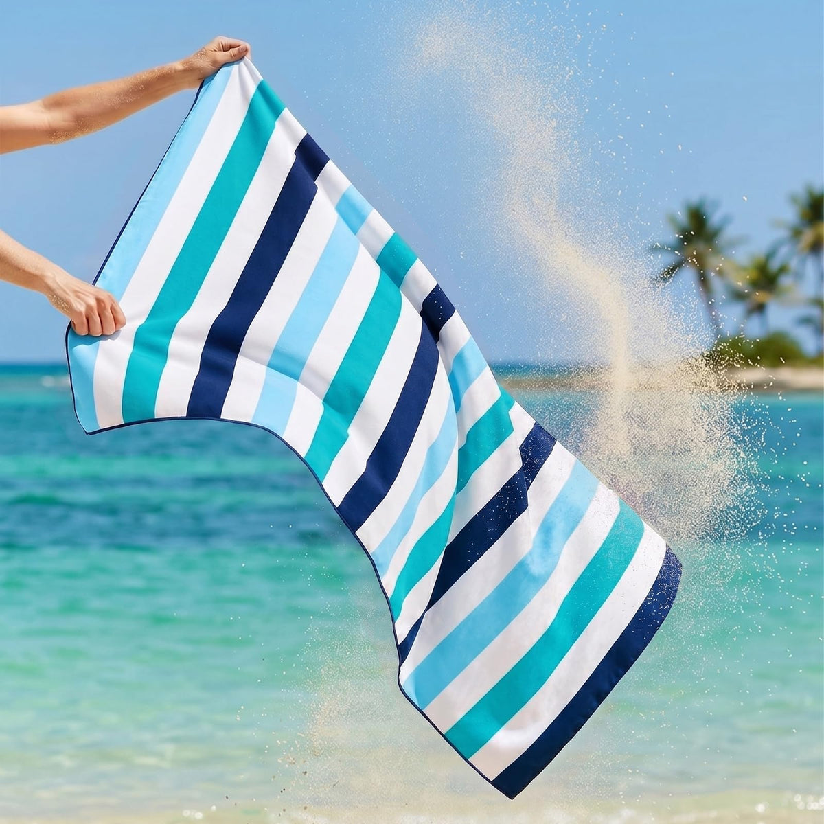 Exclusivo Mezcla Large Microfiber Quick Dry Beach Pool Towel, 152x76 cm