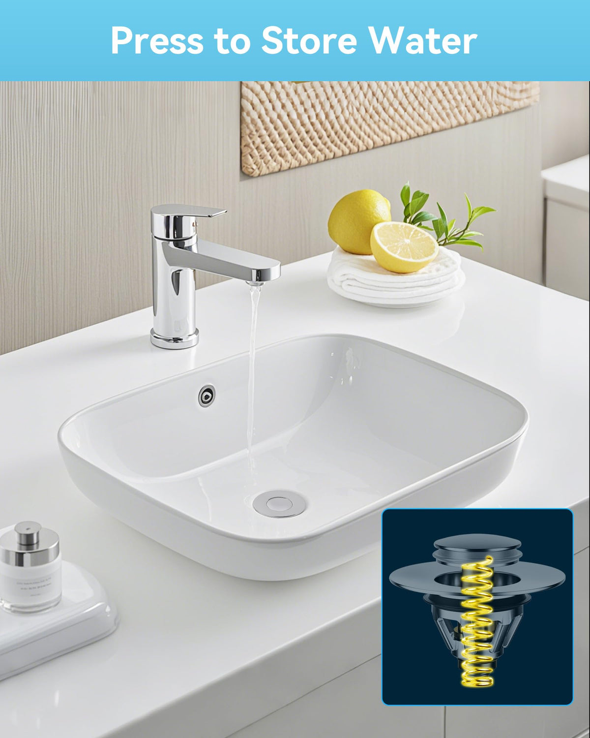 dothnix Sink Plug Replacement Filter for 34-45mm Drain Holes