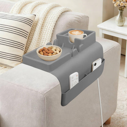 Silicone Sofa Arm Tray, Couch Cup Holder Tray, Sofa Armrest Organizer