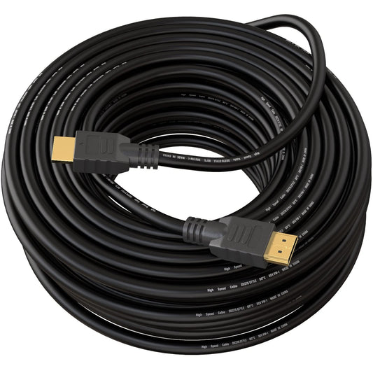 True HQ 4K HDMI Cable 20m, High Speed 18Gbps (HDMI 2.0), 4K@60Hz Ultra HD with HDR10, ARC, HDCP 2.2 and Ethernet ? Long Lead for TV, Projector,