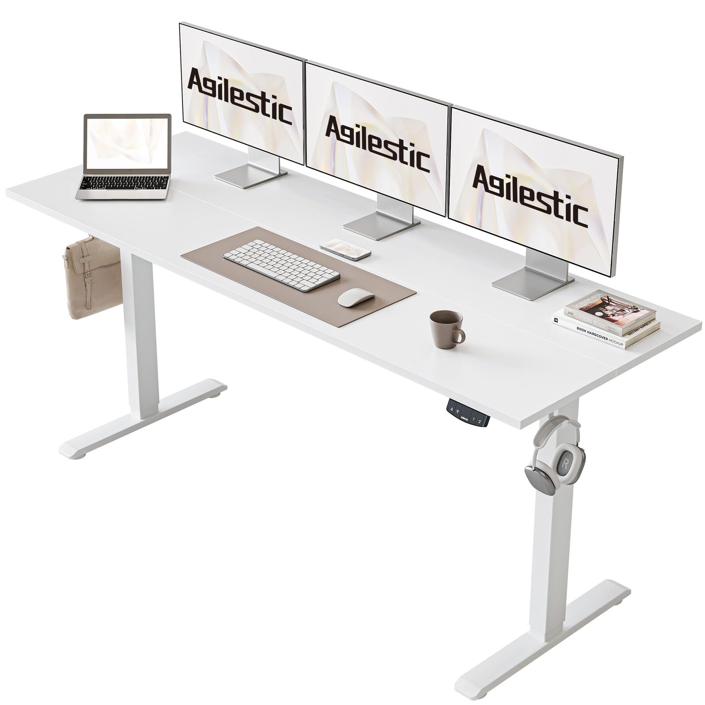 Agilestic Electric Standing Desk, 2 Memory Buttons, 160x60cm