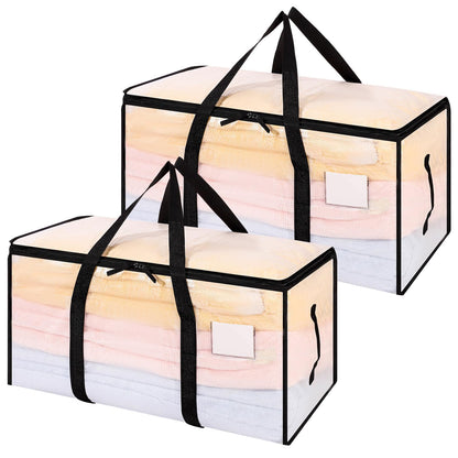 Dntorx 2 Pack 90L Moving Bags Heavy Duty Storage Bag Dorm Moving Essential