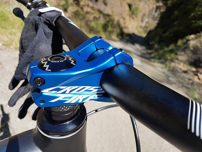 Funn Crossfire Mountain Bike Stem with 31.8mm Bar Clamp - Durable and Lightweight Alloy Bike Stem for Mountain Bike and BMX Bike, Length 50mm stem