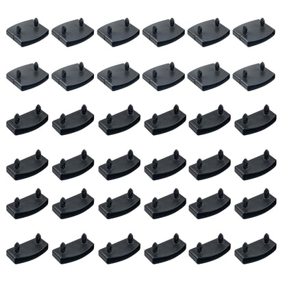 Sgehai 36 Pcs bed slat, replacement bed slat end clip,plastic bed slat holders caps 55mm,24 ends and 12 center,for double/single bed and king size