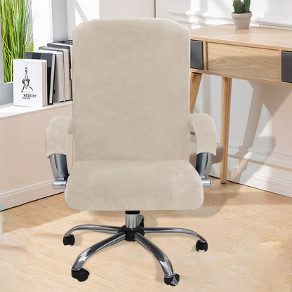 Bestenrose Velvet Office Chair Cover Stretch Computer Desk Armchair Covers