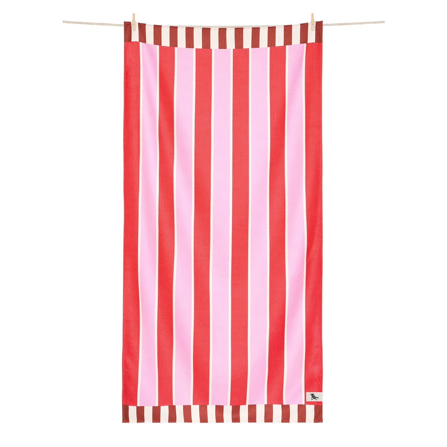 Dock & Bay Bath Towel - For Home - Quick Dry, Super Absorbent - Includes Bag - Cherry Bomb, Small (85x40cm, 33x16)