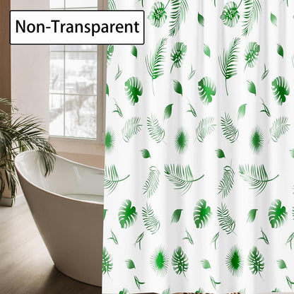 zhaoyeqing Shower Curtain Mould Proof Mildew Resistant - Bathroom Curtain with 12 Hooks - Waterproof Fabric Bathtub Curtain, Washable, Quick Dry