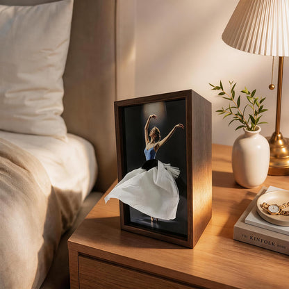 Ballet Dancer Tissue Box, Ballerina Wood Skirt Napkin Dispenser for Bathroom, Living Room, Office, Kitchen, Vanity, Countertop